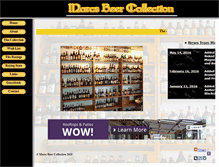 Tablet Screenshot of marcsbeercollection.com